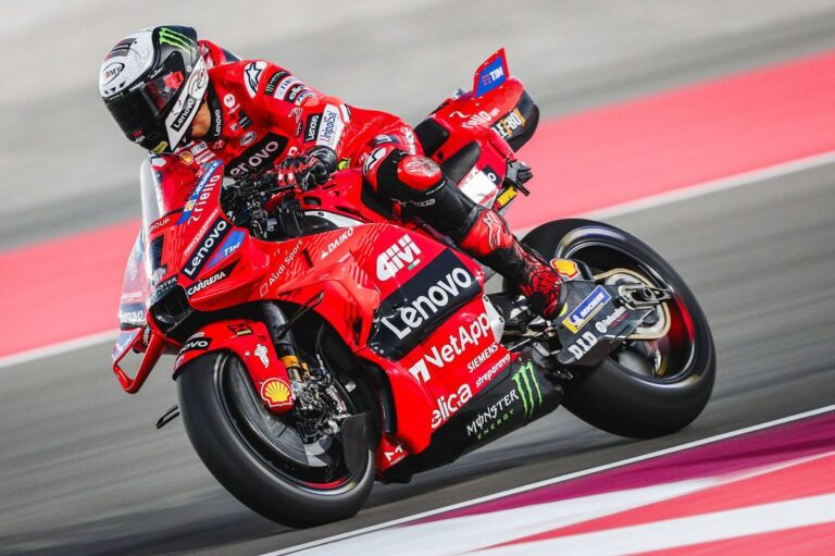MotoGP Qatar test: Bagnaia fastest from Martin