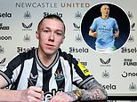 Newcastle sign highly-rated Man City youngster Alfie Harrison for a fee that could reach £3.5m if clauses are triggered... with Pep Guardiola's side including a sell-on percentage in the transfer