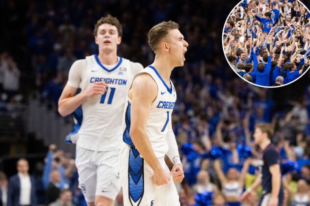 No. 1 UConn hammered by Big East rival No. 15 Creighton