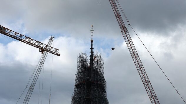 Notre Dame's new spire revealed in new milestone following cathedral's devastating fire