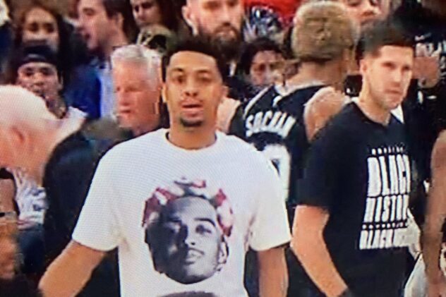 Open Thread: Keldon rocked a Sochan shirt at Friday night’s game