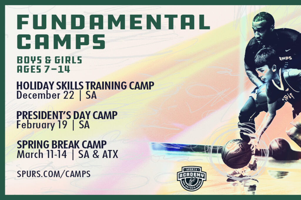 Open Thread: Spurs Sports Academy Camp available for President’s Day