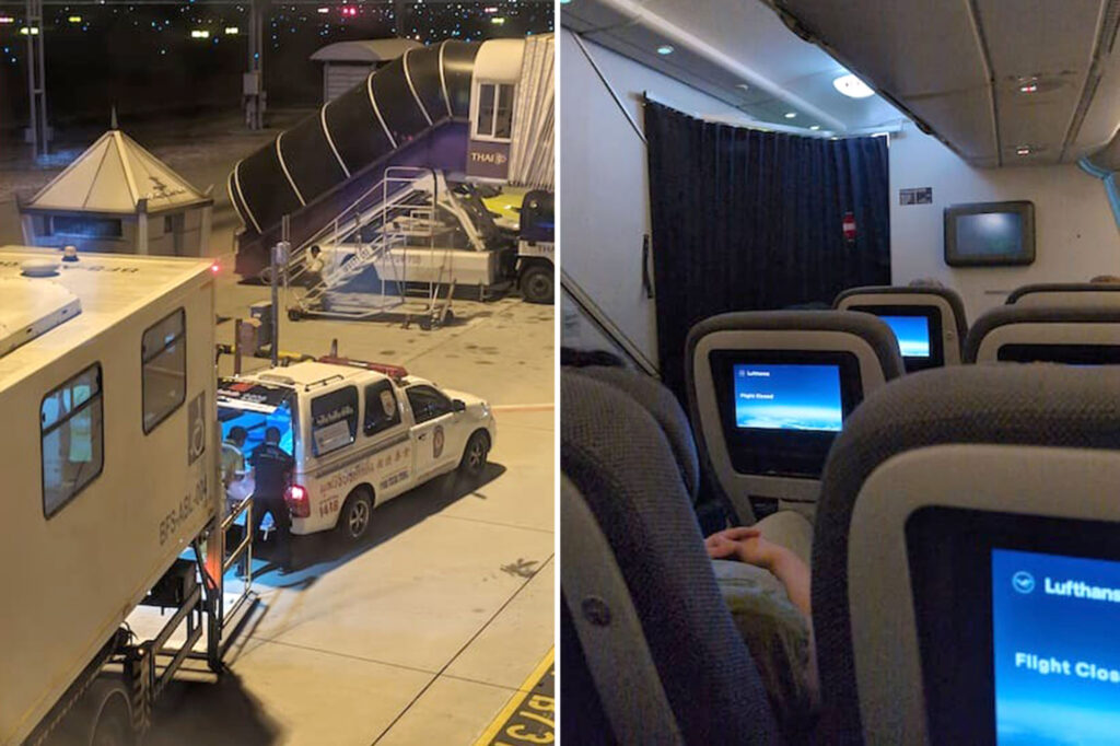 Passenger dies mid-flight after liters of ‘blood erupts from his mouth and nose’
