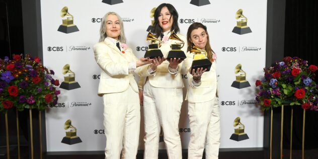 Phoebe Bridgers, in 2024 Grammys Press Room With Boygenius, Tells Ex-CEO Neil Portnow to “Rot in Piss”