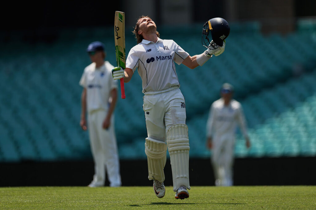 Pucovski ends century drought in Sheffield Shield comeback