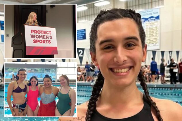 Riley Gaines slams trans New Jersey swimmer who smashed another collegiate record