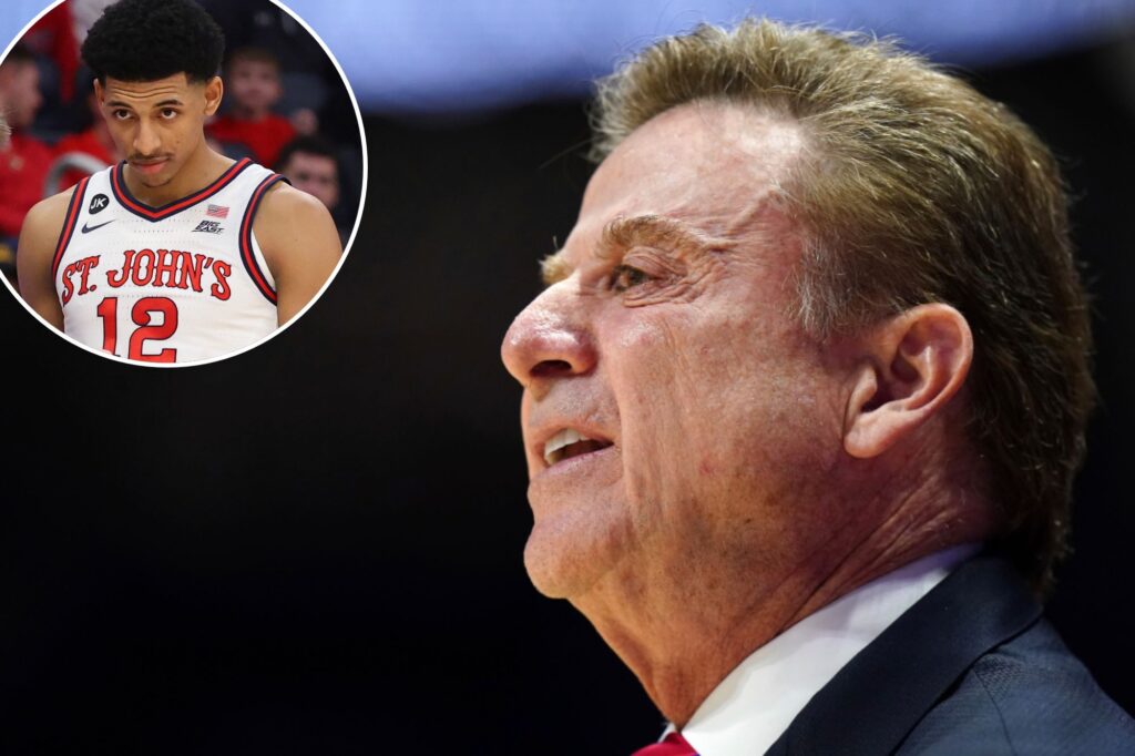 RJ Luis struggles in St. John’s loss with practice time limited: ‘Doesn’t get his reps’