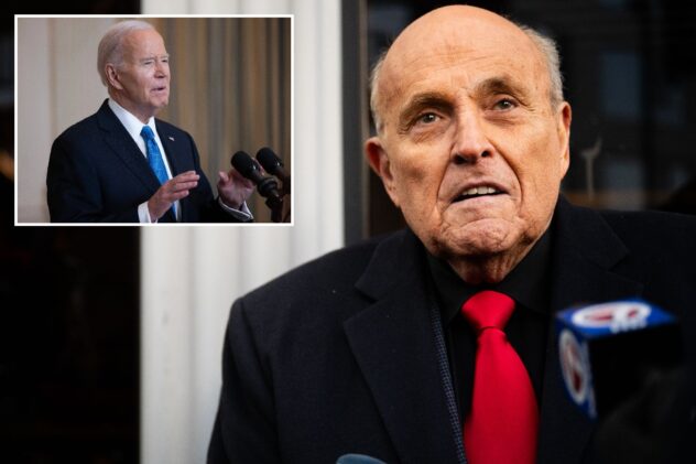 Rudy Giuliani’s new book is taking aim at the ‘Biden Crime Family’