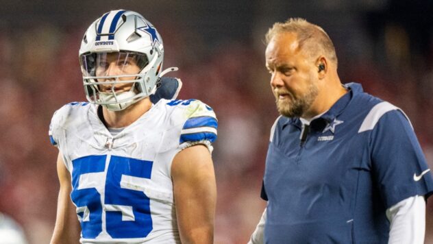 Stephen Jones provides update on injured Dallas Cowboys linebacker Leighton Vander Esch