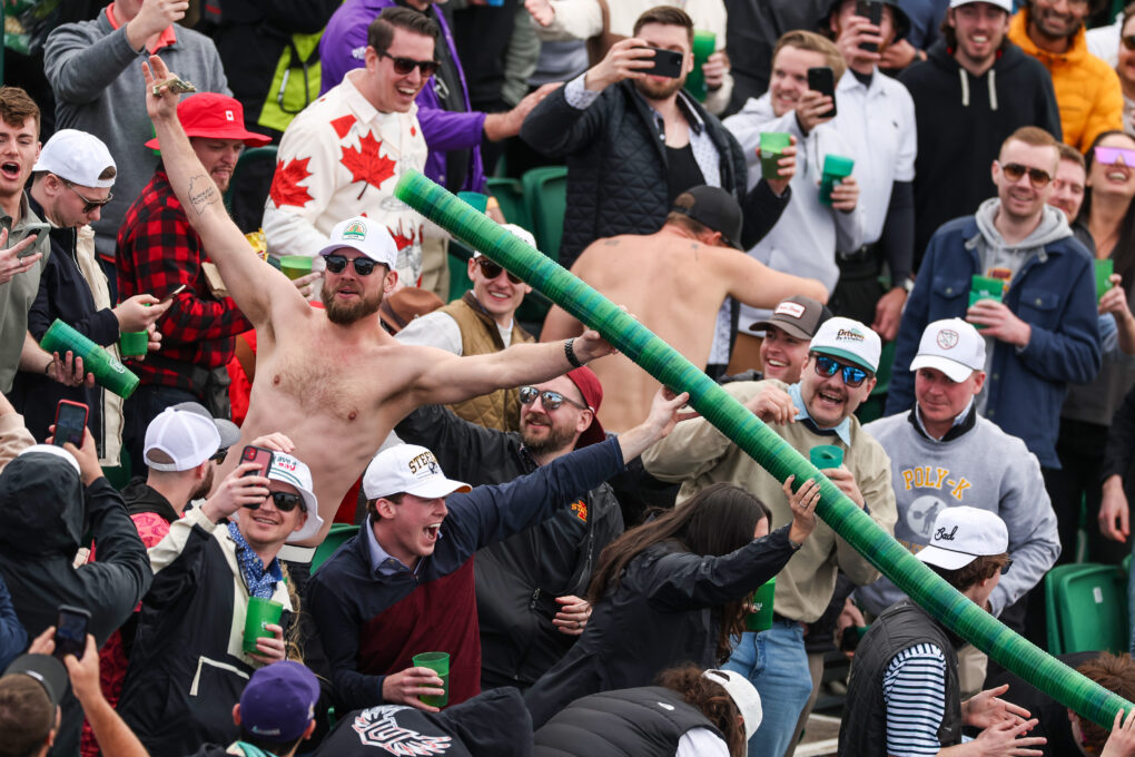 The Beer Snake at the WM Phoenix Open's 16th hole is alive and well