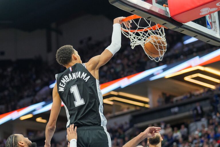 Victor Wembanyama does a bit of everything in Spurs’ loss to the Timberwolves