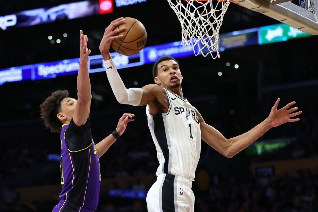 Victor Wembanyama’s historic night wasn’t enough in Spurs loss to Lakers