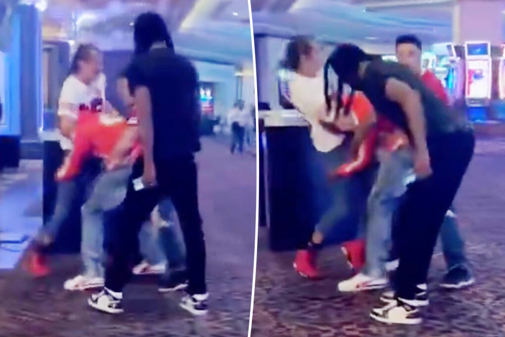 Violent brawl breaks out between 49ers and Chiefs fans in Las Vegas casino after the Super Bowl