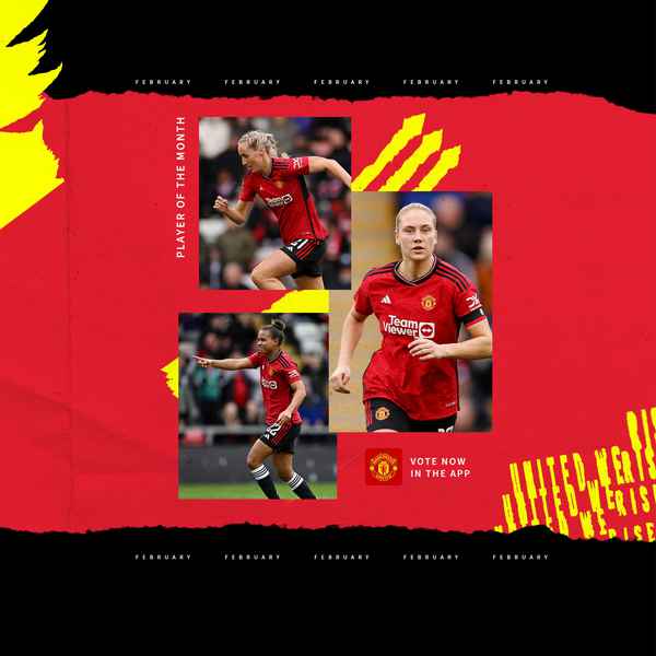 Vote now: United Women’s Player of the Month