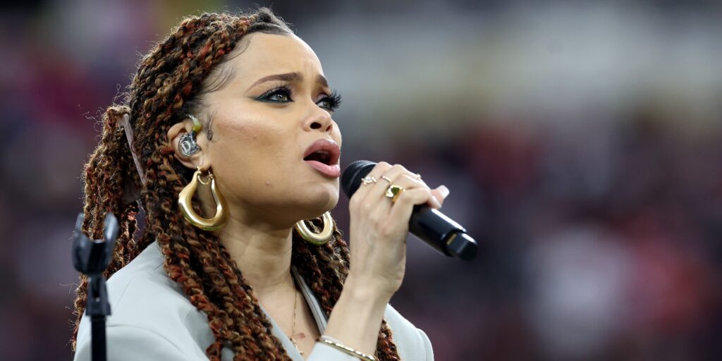 Watch Andra Day Perform “Lift Every Voice and Sing” at Super Bowl 2024