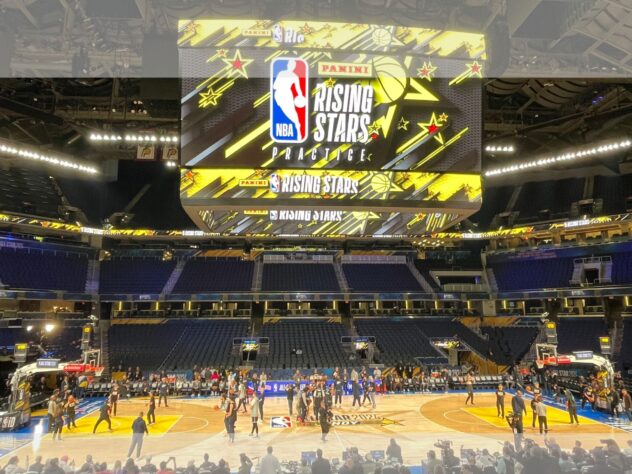 Wembanyama, Sochan practice before NBA Rising Stars Challenge