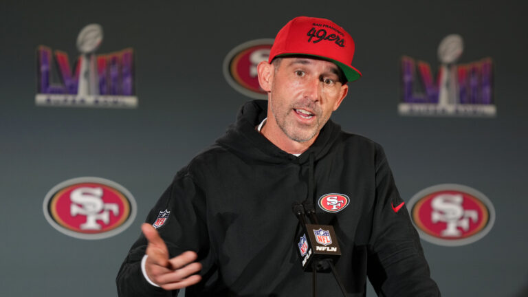 49ers HC Kyle Shanahan admits Brandon Aiyuk’s extension is ‘crucial’ for Brock Purdy amid contract complications