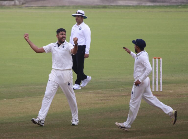 Avesh takes four as Vidarbha collapse for 170