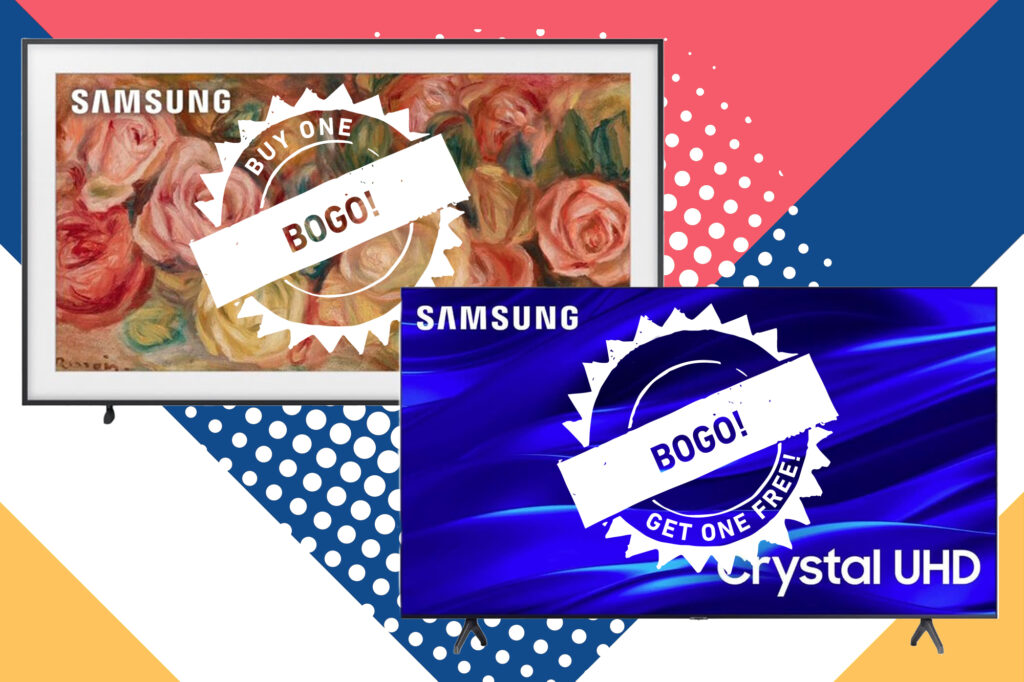 Buy a Samsung TV—even the cult-favorite Frame—and get another for free