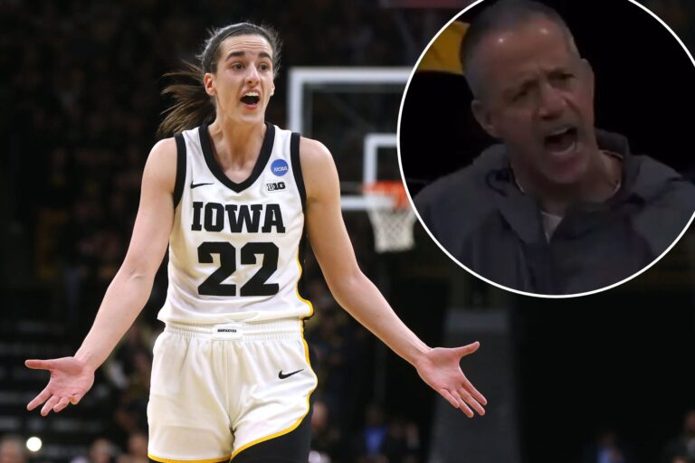 Caitlin Clark’s dad yells at her to stop complaining during March Madness game