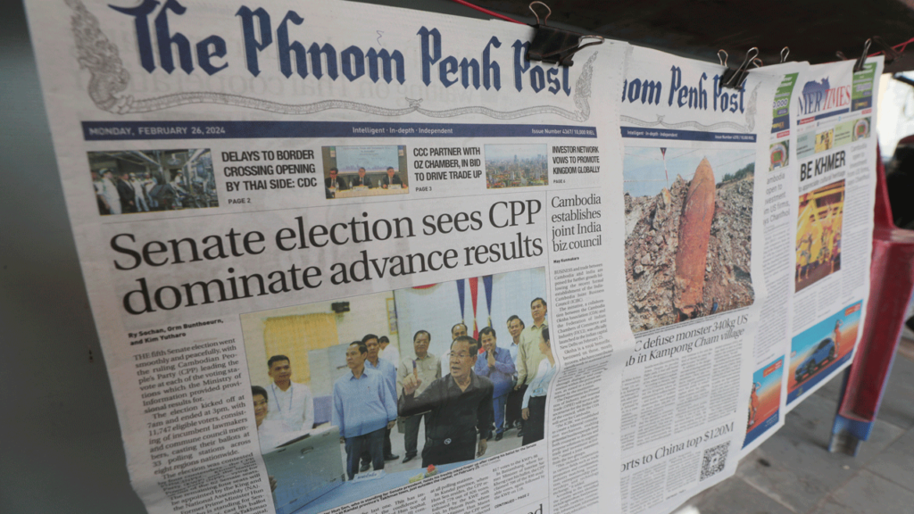 Cambodia's pioneering post-Khmer Rouge era Phnom Penh Post newspaper will stop print publication