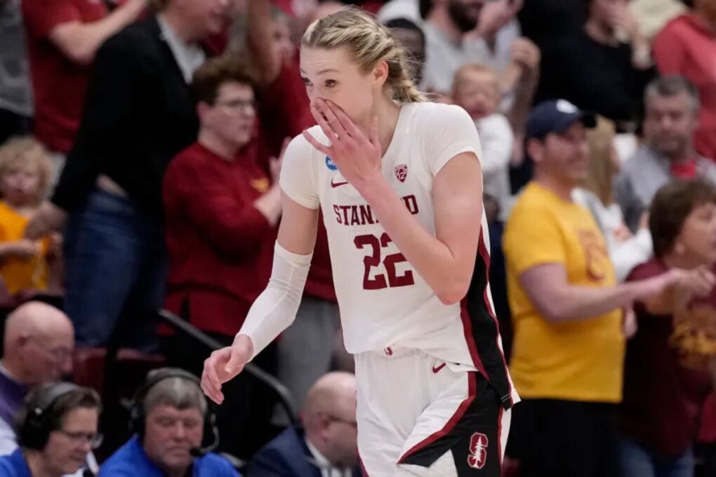 Cameron Brink’s Stanford career nearly ended with an apparent ‘f–k you’ for ref