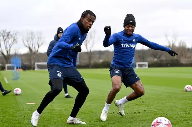 Carney Chukwuemeka defends 'big brother' Raheem Sterling as Chelsea star makes Cole Palmer point