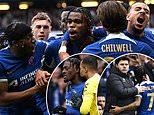 Chelsea 4-2 Leicester City - FA Cup: Carney Chukwuemeka and Noni Madueke save the day and send Blues to Wembley... after Raheem Sterling boos, Axel Disasi own goal and Foxes red card