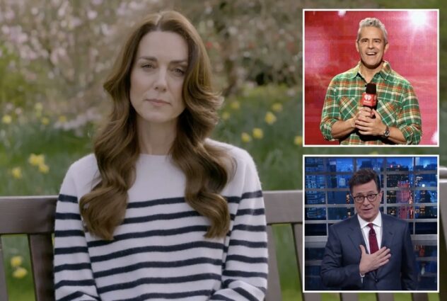 Colbert, Cohen, Kardashian: All should be ashamed of mocking Kate Middleton’s ‘disappearance’