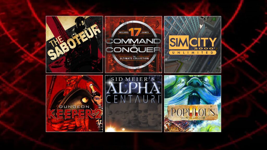 EA classics including SimCity 3000 and Dungeon Keeper launch on Steam