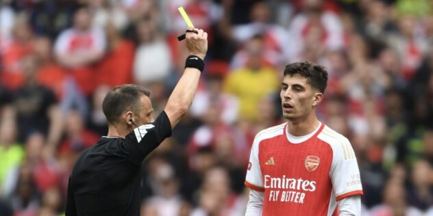 🎶🎶 … Kai Havertz gets booked again …🎶🎶