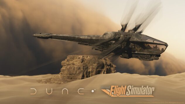 Flying The Dune Ornithopter On Arrakis In VR Via Microsoft Flight Simulator