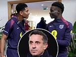 Gary Neville's England prediction is proved RIGHT after Bukayo Saka pulls out of the Three Lions squad with injury ahead of Arsenal's crunch title cash with Man City