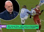 Howard Webb backs Michael Oliver's decision not to award Liverpool a late penalty against Man City... but admits there is 'split opinion'