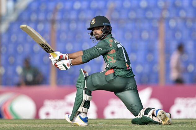 Hridoy's stunning 96* lifts Bangladesh to 286