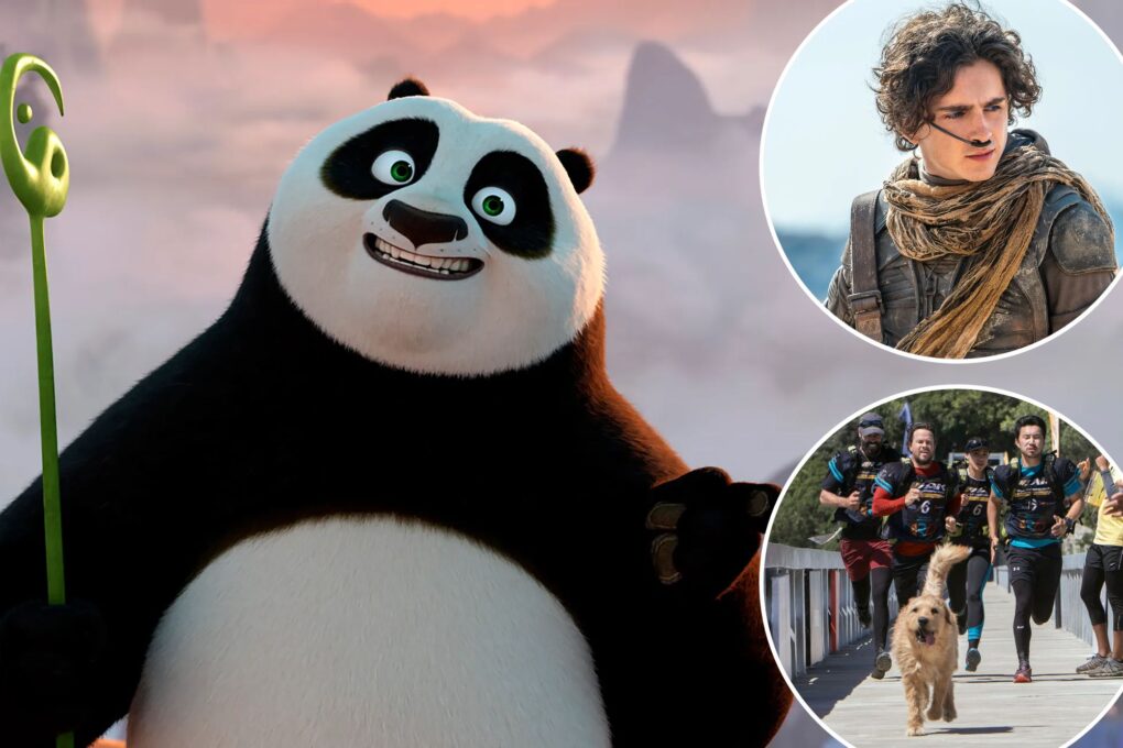 ‘Kung Fu Panda 4’ tops box office for second straight weekend while ‘Dune: Part Two’ stays strong