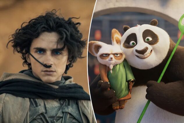 ‘Kung Fu Panda 4′ tops box office with $58M opening, while ‘Dune: Part Two’ stays strong