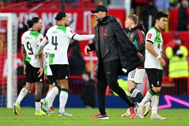 Liverpool next seven fixtures compared to Man City and Arsenal after FA Cup exit at Man United