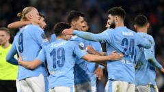 Man City cruise into quarters as Haaland nets again