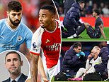 MARTIN KEOWN: Man City will have to change how they play against Arsenal without the injured John Stones and Kyle Walker... Pep Guardiola will hope he is not left counting the cost of the international break