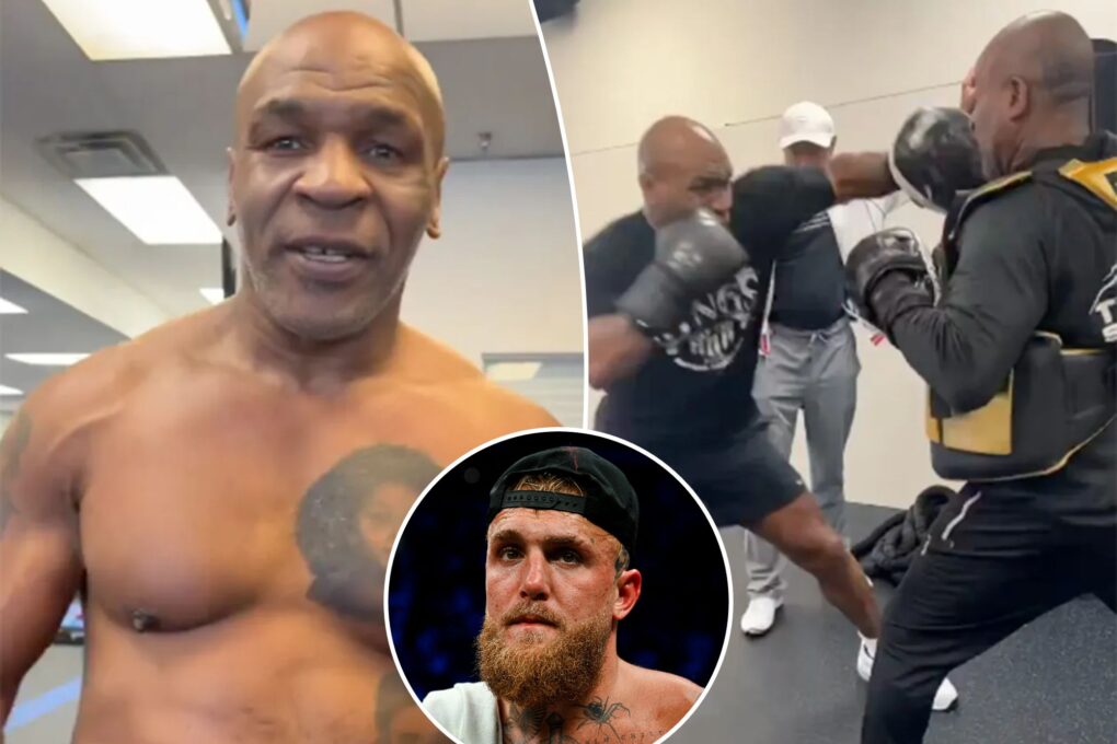 Mike Tyson starts training for Jake Paul fight: ‘The fun has just begun’