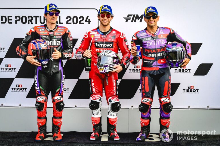 MotoGP Portuguese GP: Bastianini snatches pole as Marquez has a fast crash