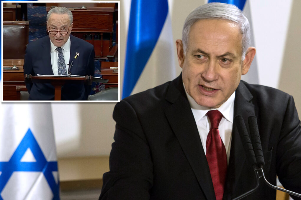 Netanyahu blasts Schumer’s ‘outrageous’ speech in meeting with Senate Republicans