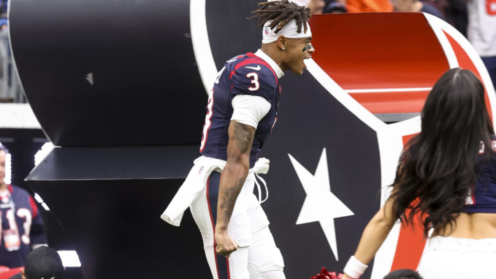 New video of Houston Texans wide receiver Tank Dell shows he is doing very well in his recovery from injury