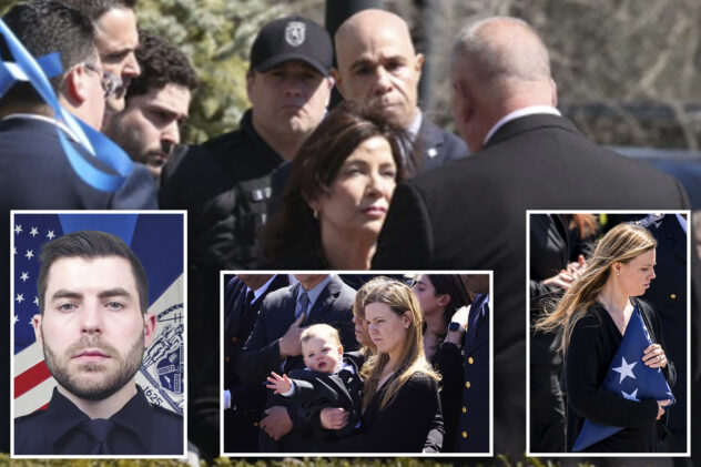 NY Gov. Kathy Hochul defends going to slain NYPD Detective Jonathan Diller’s wake after being told ‘his blood is on your hands’