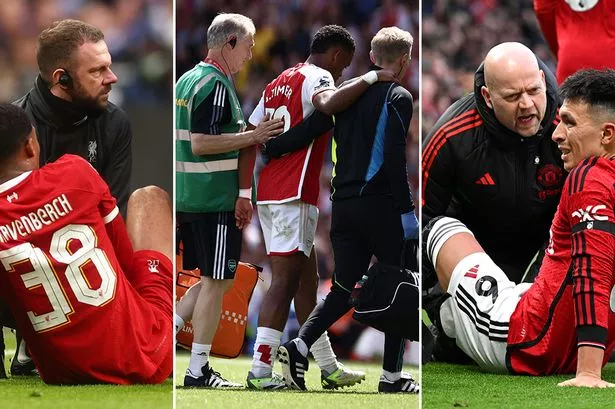 Premier League injury table as Arsenal and Chelsea lucky compared to Manchester United
