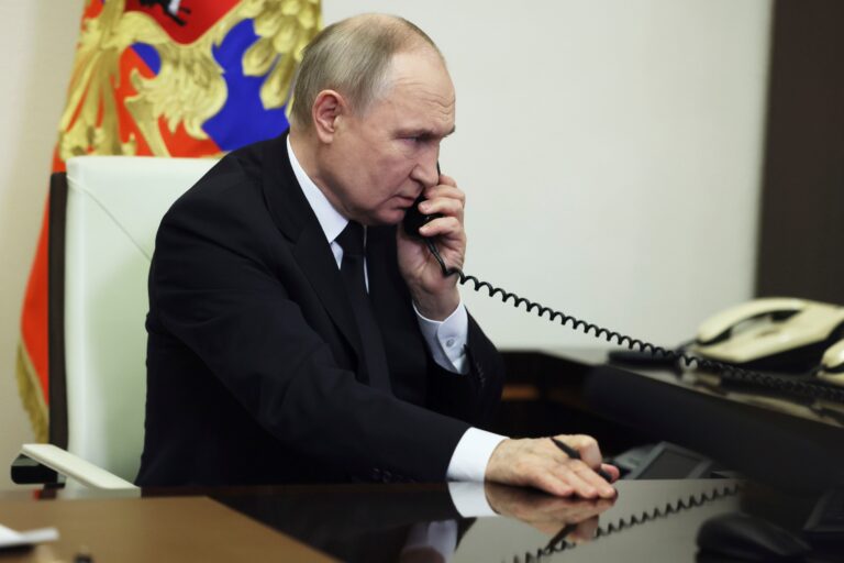 Putin says gunmen who raided Moscow concert hall tried to escape to Ukraine. Kyiv denies involvement