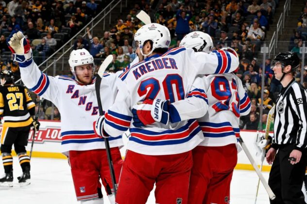 Rangers’ offense, power play comes to life in victory over Penguins