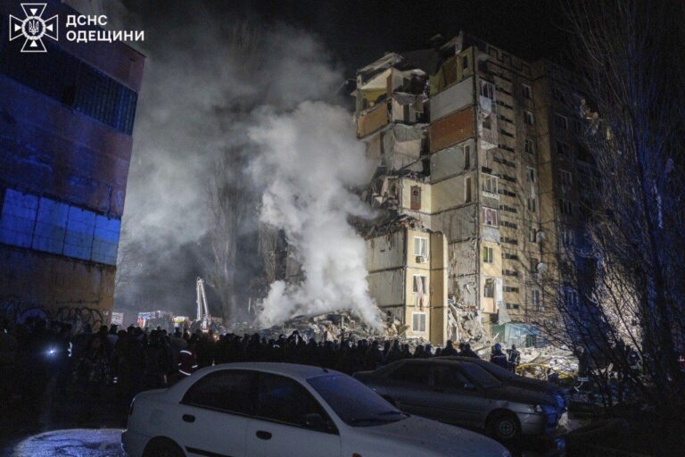 Russian drone strike on the Ukrainian port city of Odesa kills 7