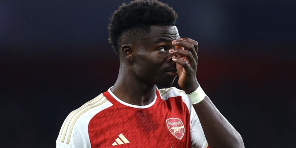 Saka withdraws from England squad …